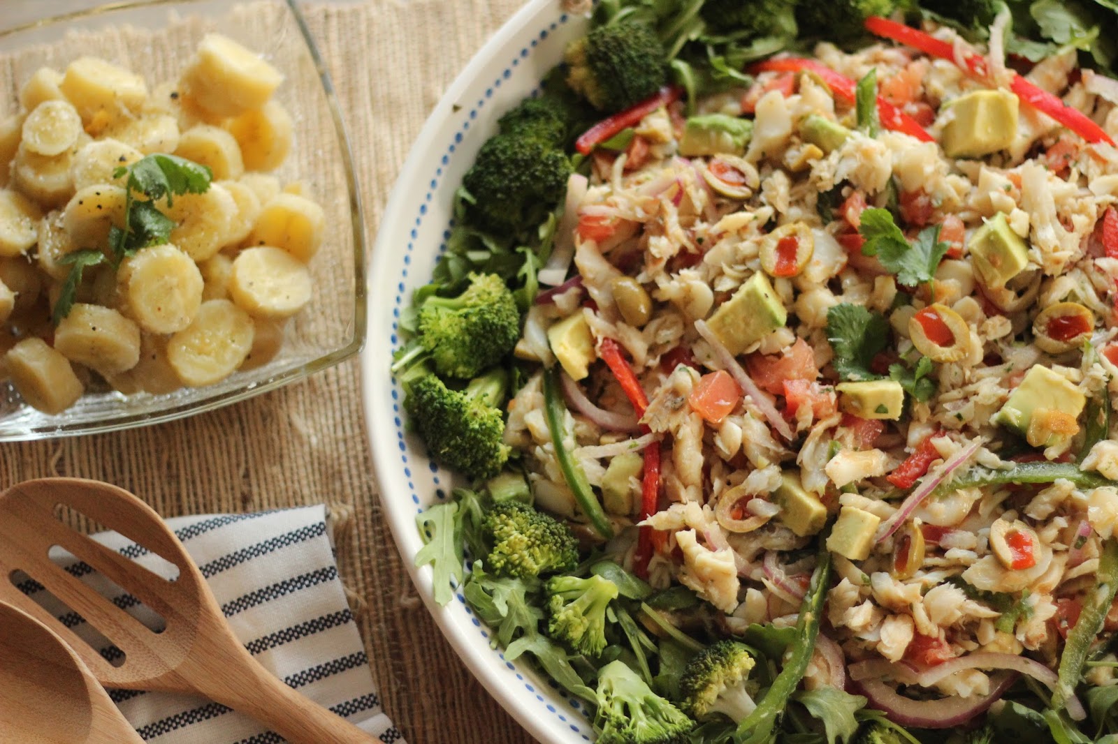 Gluten Free Lite Salted Cod Fish Salad Bacalao Salad