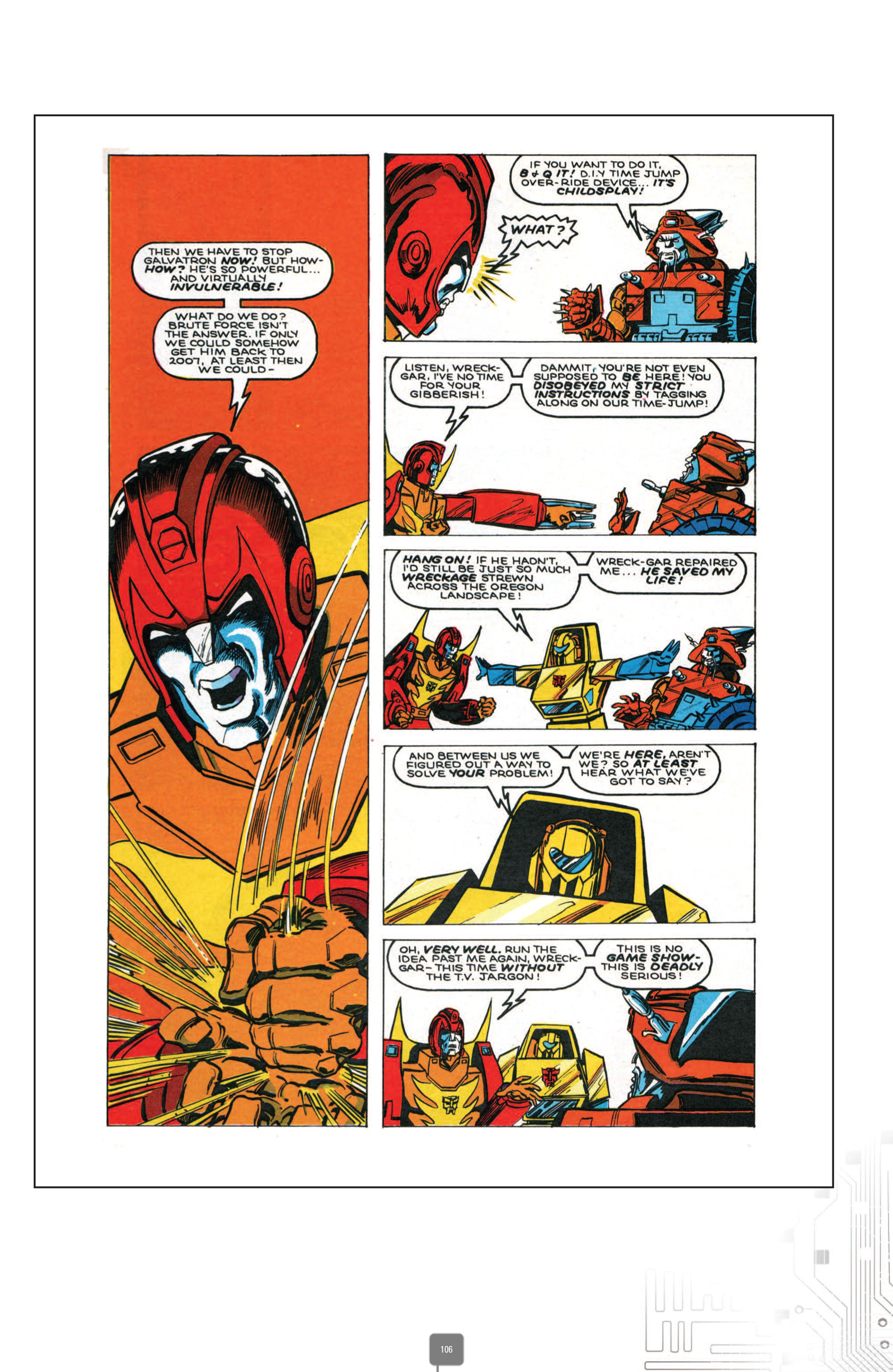 Read online The Transformers Classics UK comic -  Issue # TPB 4 - 106