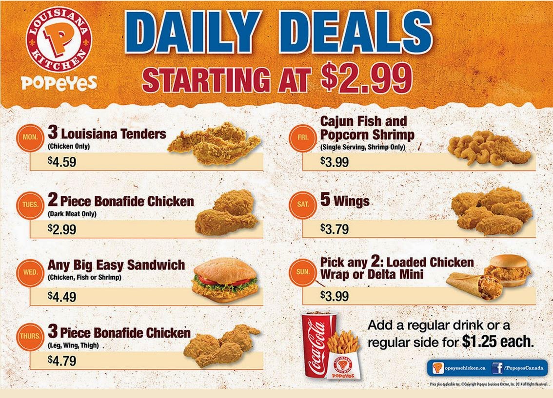 Popeyes chicken deals / New Sale