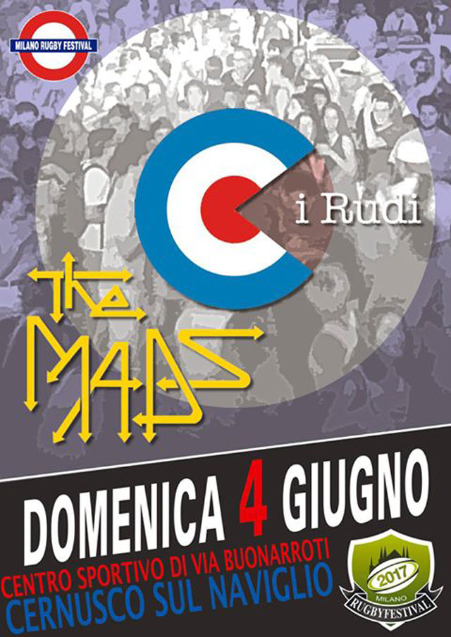 the mads flyer next gig the mads and i rudi milano rugby i posted many flyers