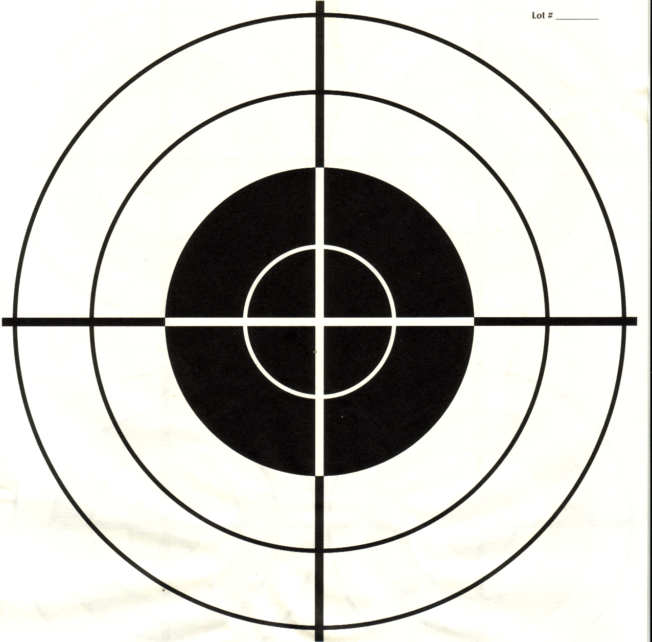 Gun Target Printable