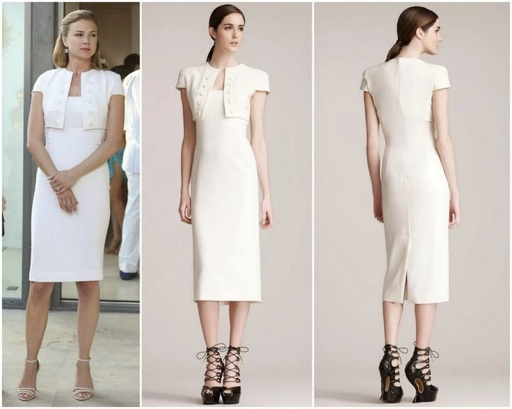 Emily VanCamp in Alexander McQueen- Seen On 'Revenge'