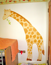 Giraffe Mural Painting for Kid's room 2011