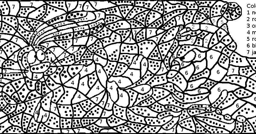 Maternelle Coloriage magique d'hiver