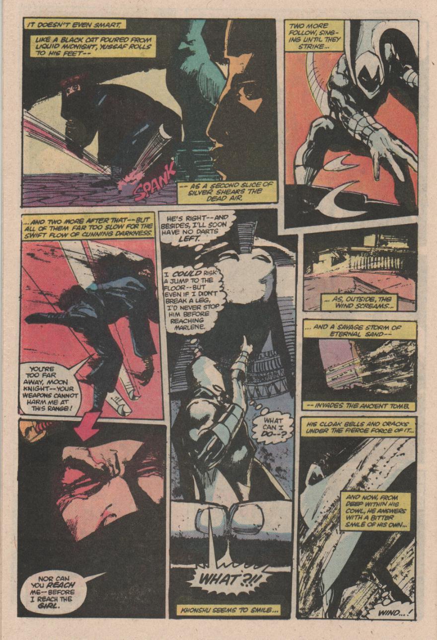 Read online Moon Knight (1980) comic -  Issue #28 - 23