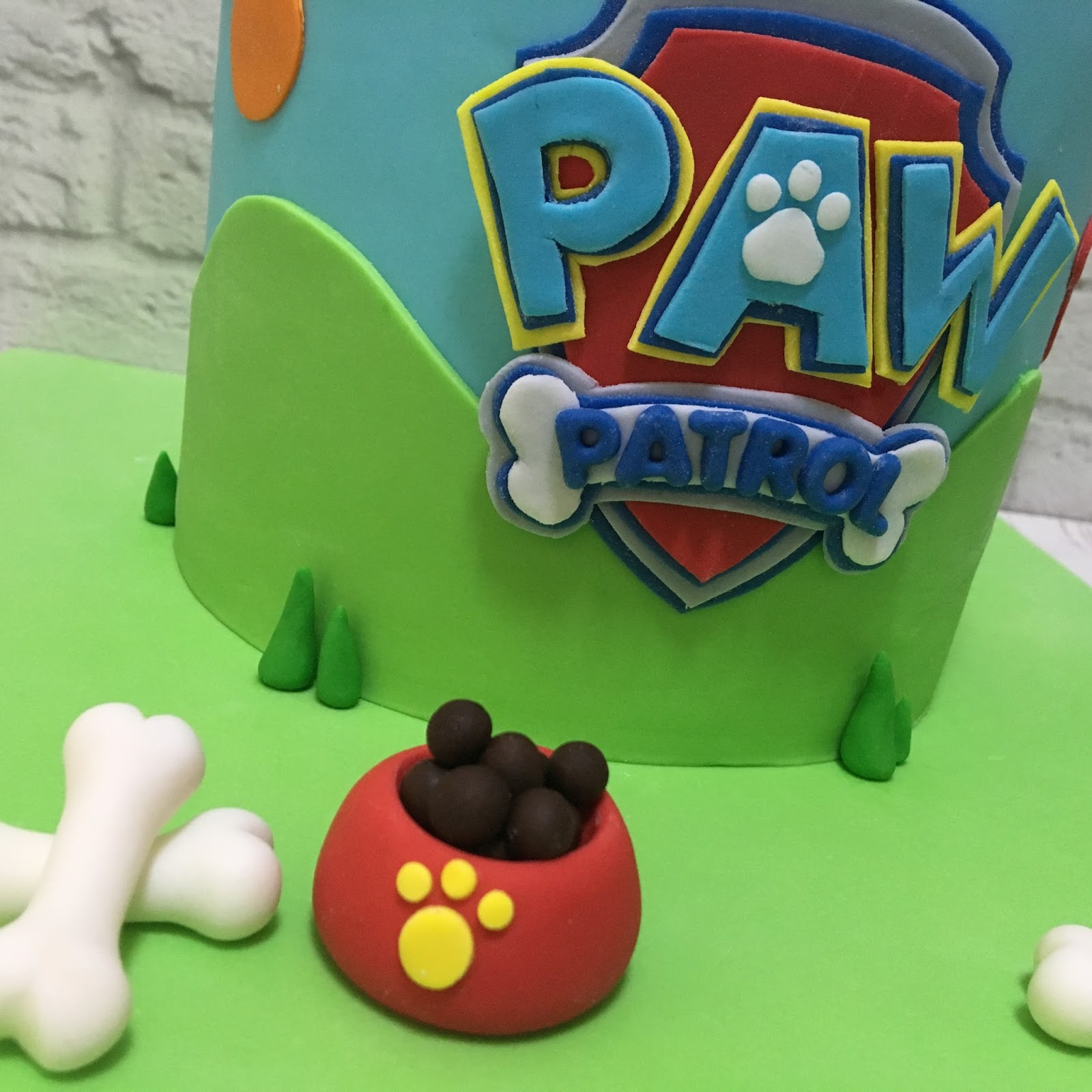 Paw Patrol Cake. Paw Patrol Birthday Cake. Paw Patrol Bowl. Dog