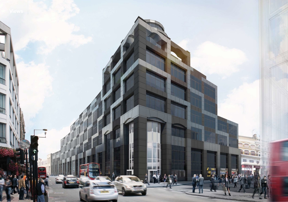 Farringdon Smithfield Future 20 Farringdon road gets a face lift