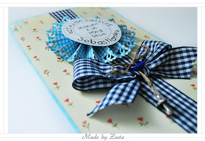 scrapbooking kartka narodziny gratulacje