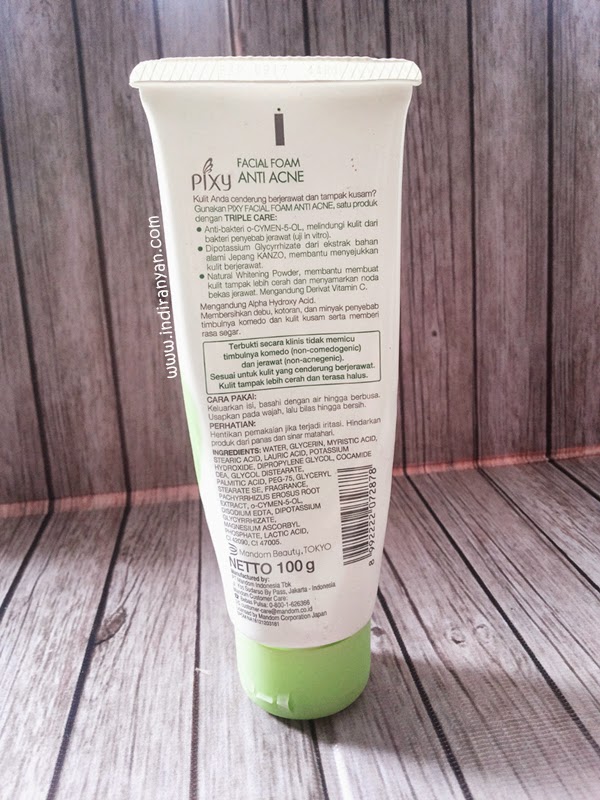 pixy acne facial foam