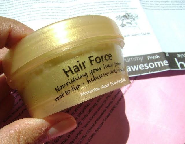 Sand for Soapaholics HAIR FORCE hair mask review 
