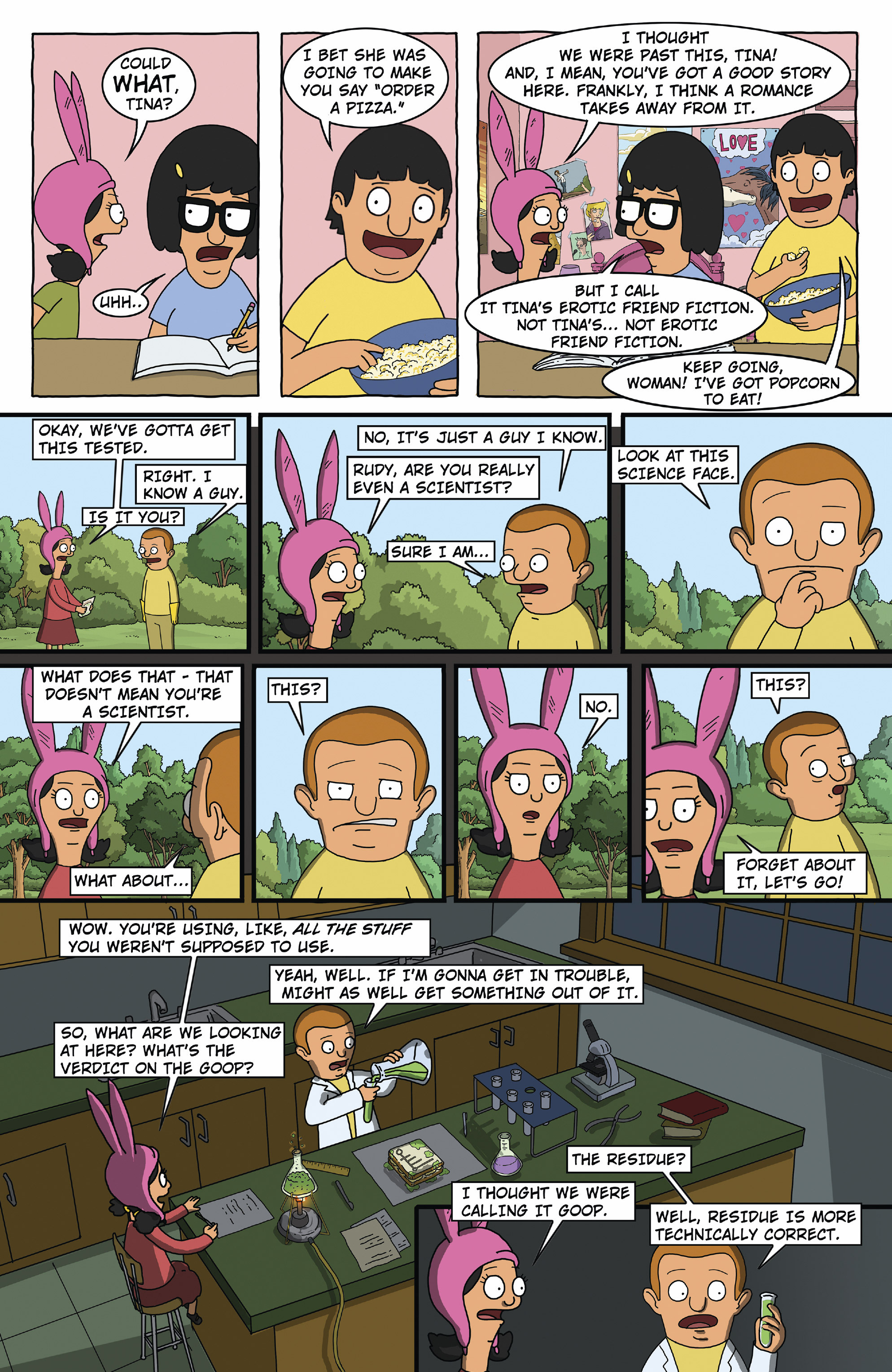 Read online Bob's Burgers (2015) comic -  Issue #9 - 16