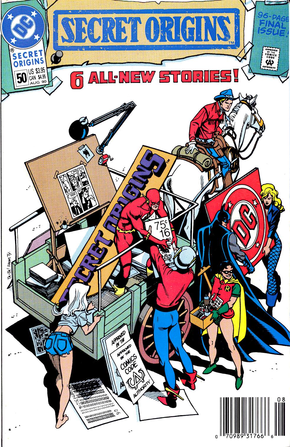 Read online Secret Origins (1986) comic -  Issue #50 - 1