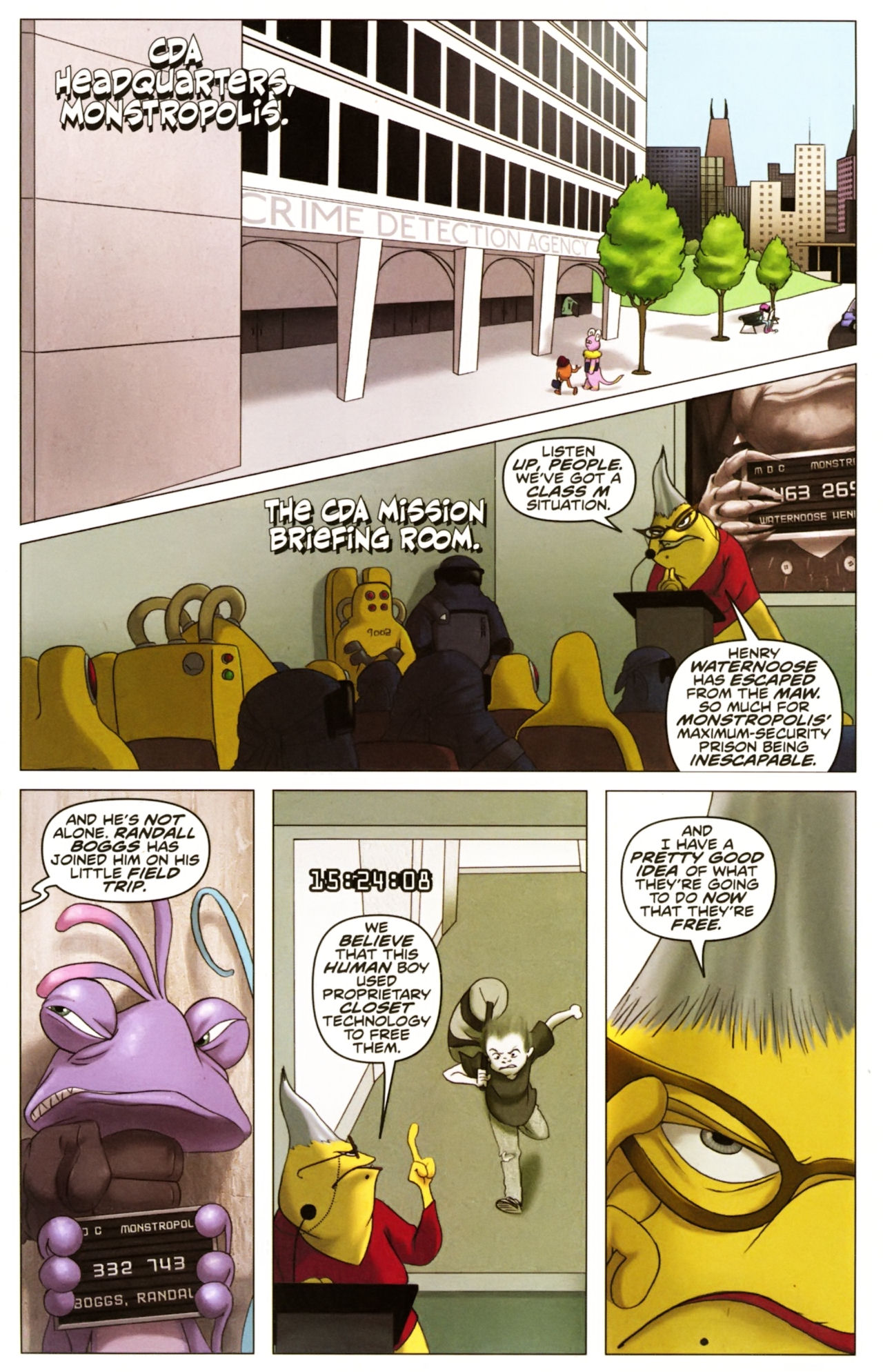 Read online Monsters, Inc: Laugh Factory comic -  Issue #4 - 4