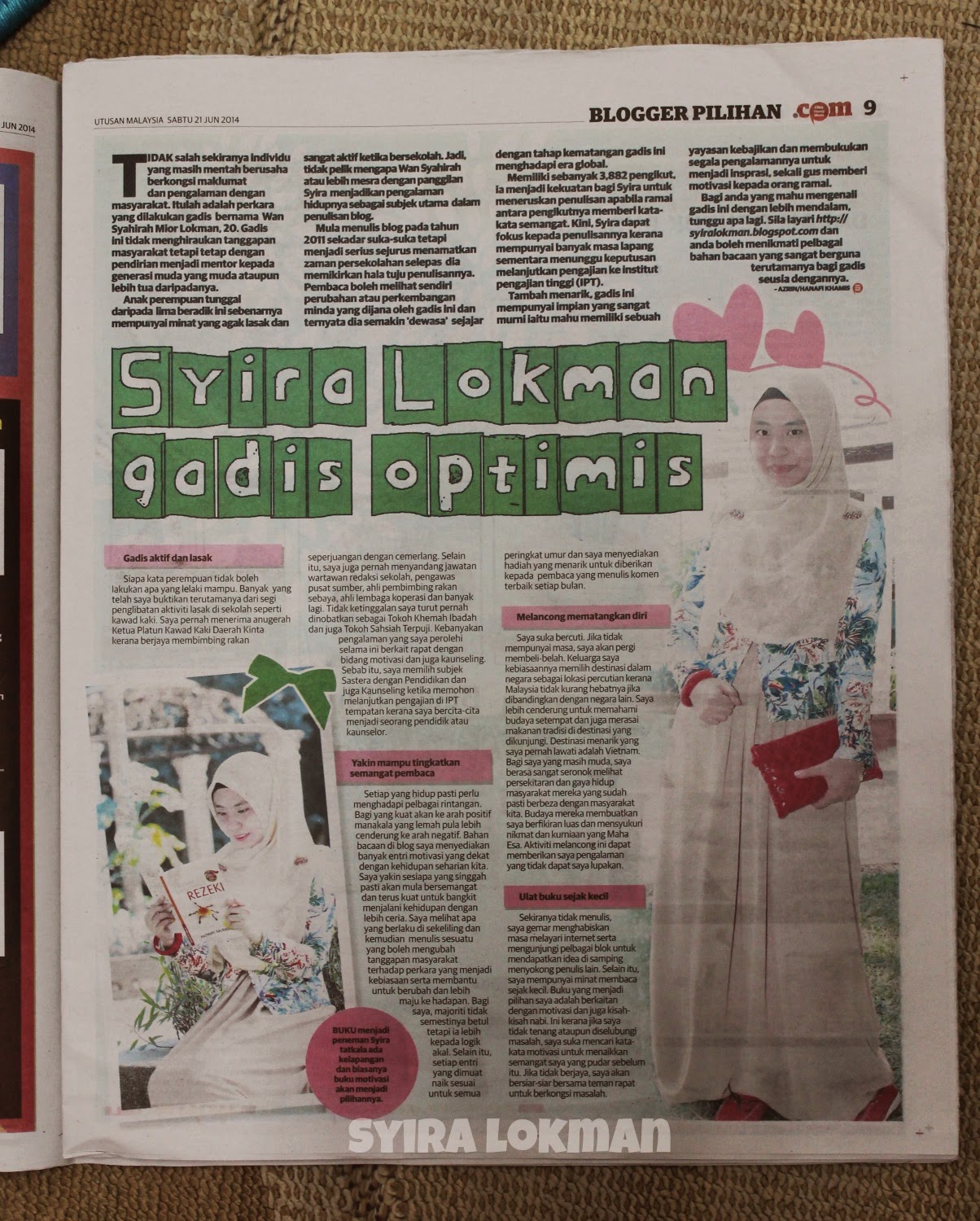 Utusan Malaysia 21 Jun 2014