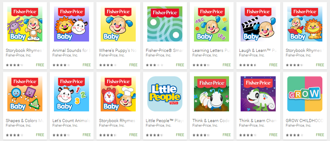 Fisher-Price Games & Apps Collection. - Youth Apps