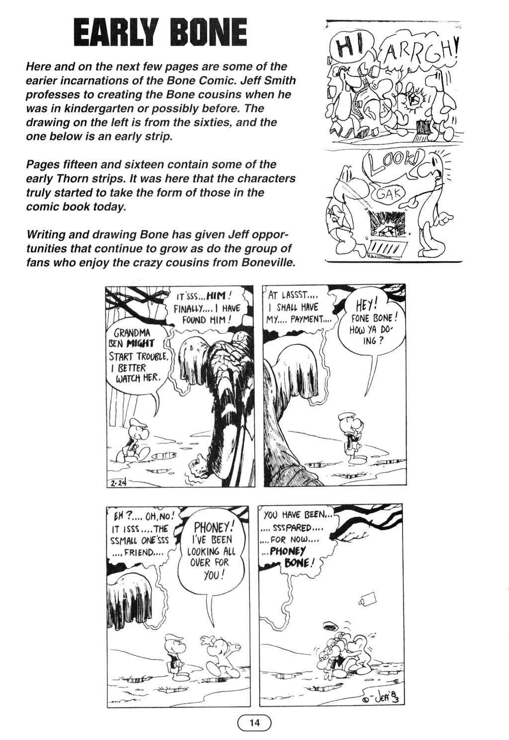 Read online Bone (1991) comic -  Issue # _Holiday Special - 14