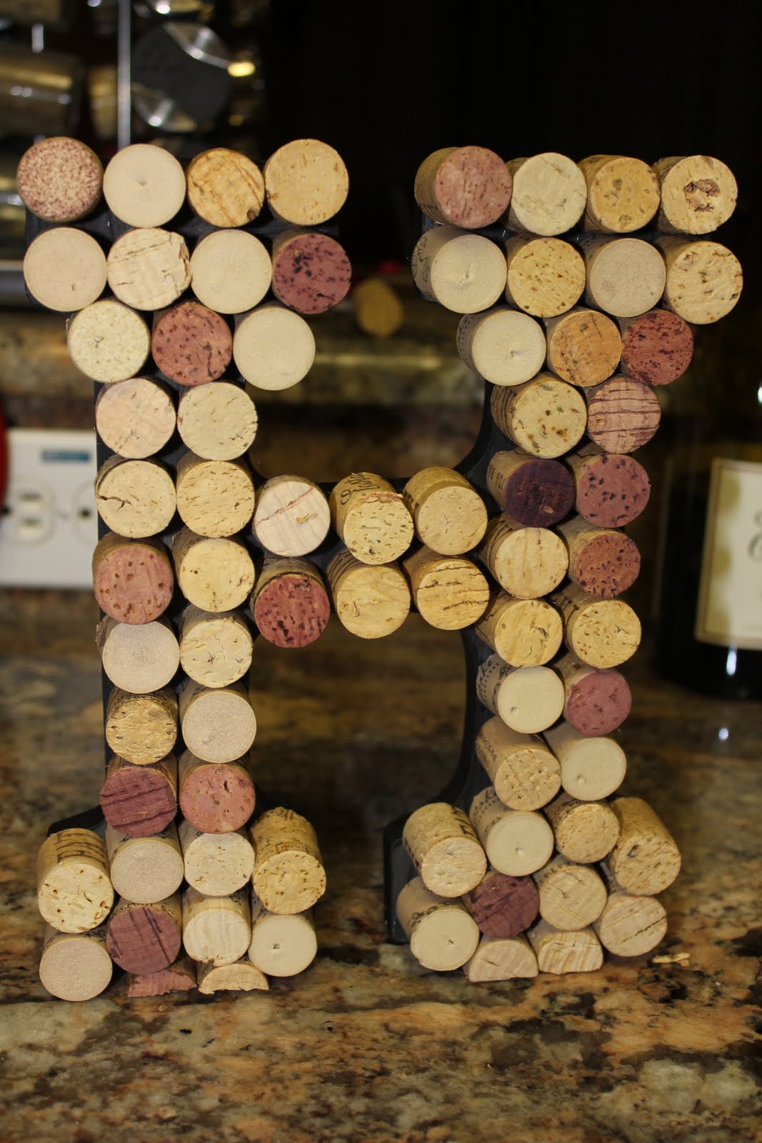 How to Make a DIY Wine Cork Letter
