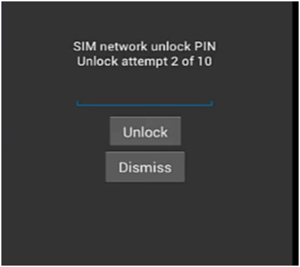 sim network unlock pin for verizon sim card