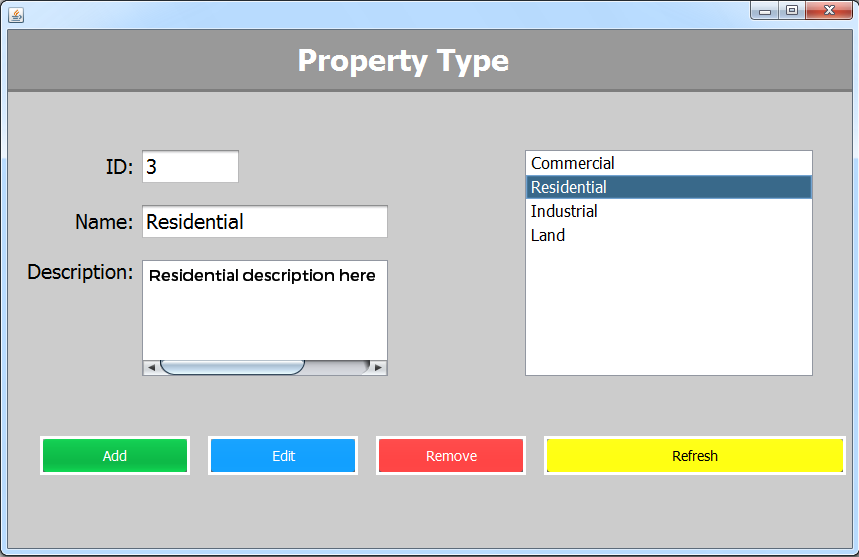 Java Real Estate Management System Source Code C, JAVA,PHP