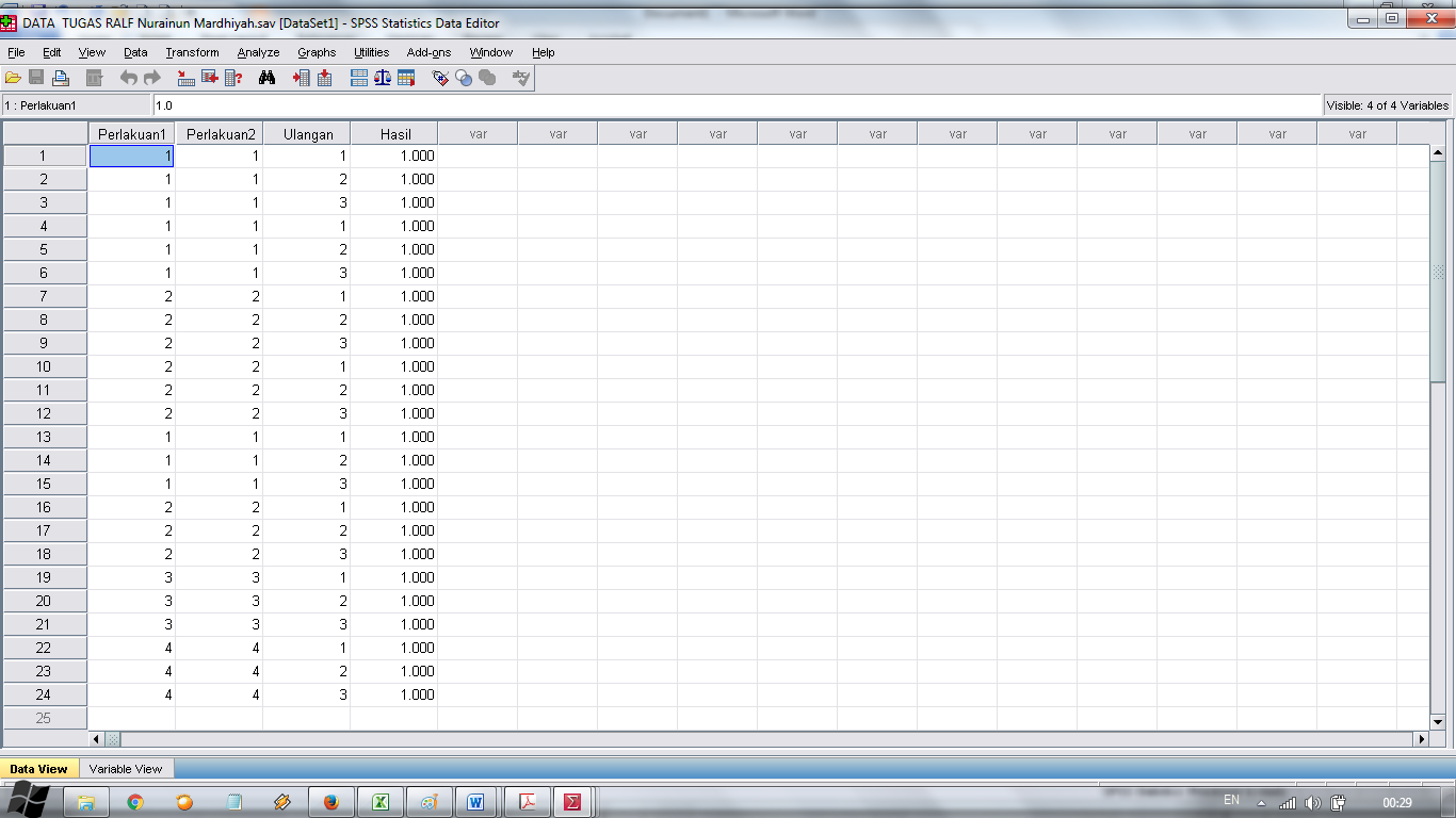 Data edit. Excel/SPSS. Data Editor. SPSS data and variable view. Excel SPSS Formulas.
