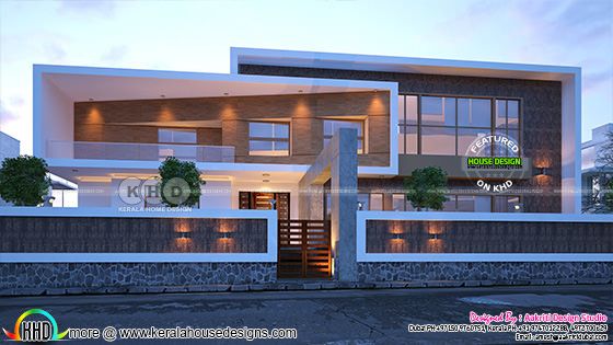 New and latest trendy contemporary house