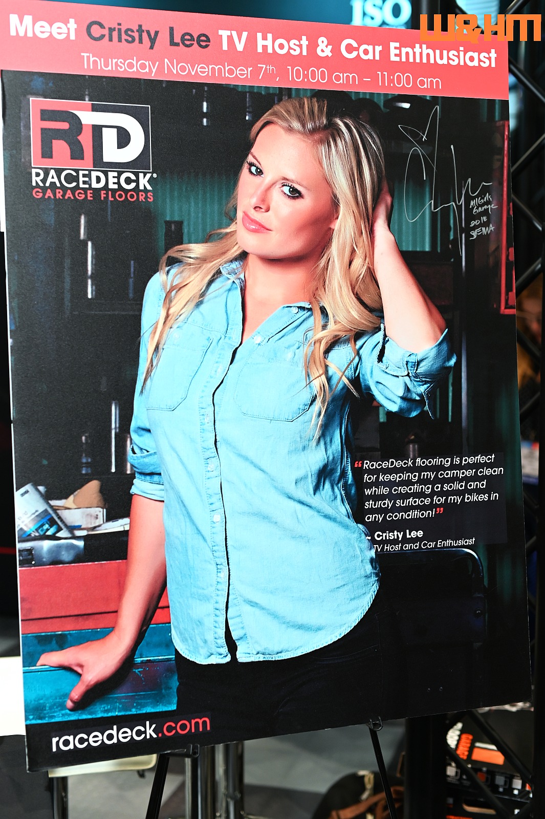 Celebrity Cristy Lee Made Appearances at 2019 SEMA Show, by W&HM