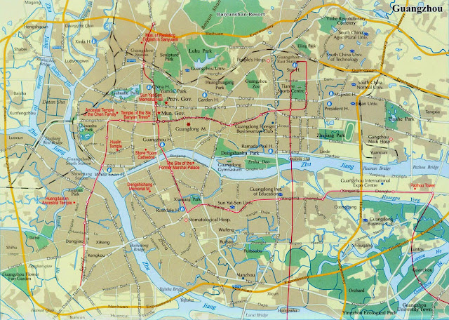 Guangzhou map