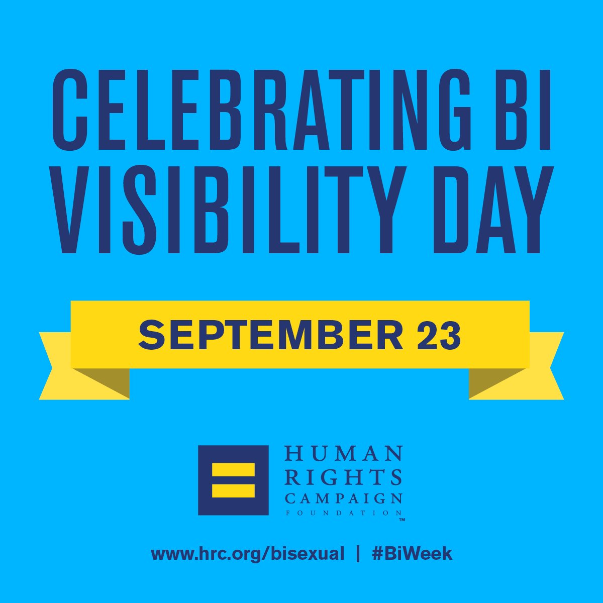The Gay Almanac HRC Celebrates Bi Visibility Day