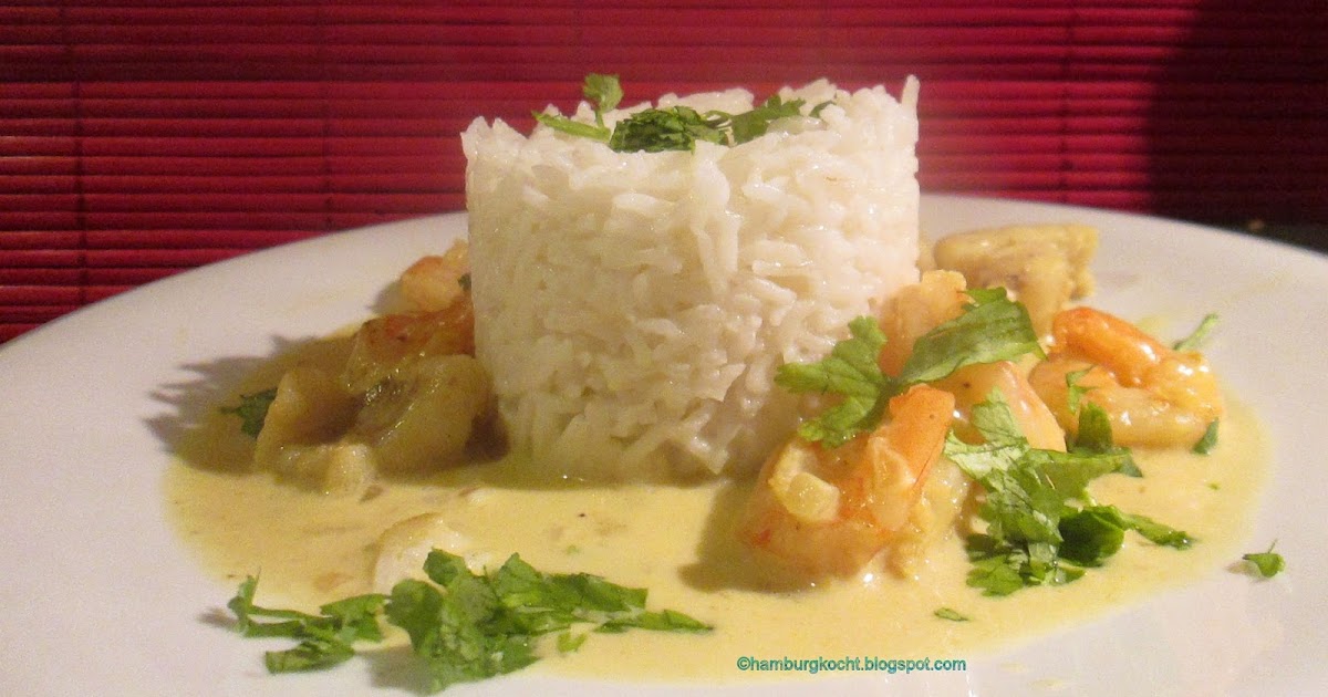 Hamburg kocht!: Fischcurry mit Garnelen und Kokosmilch