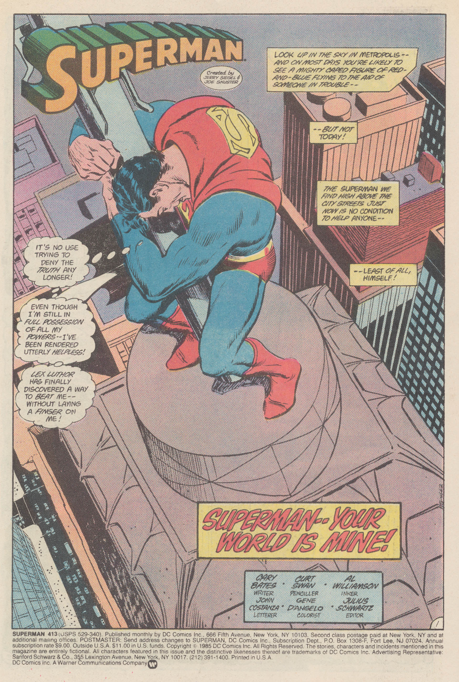 Superman (1939) issue 413 - Page 3