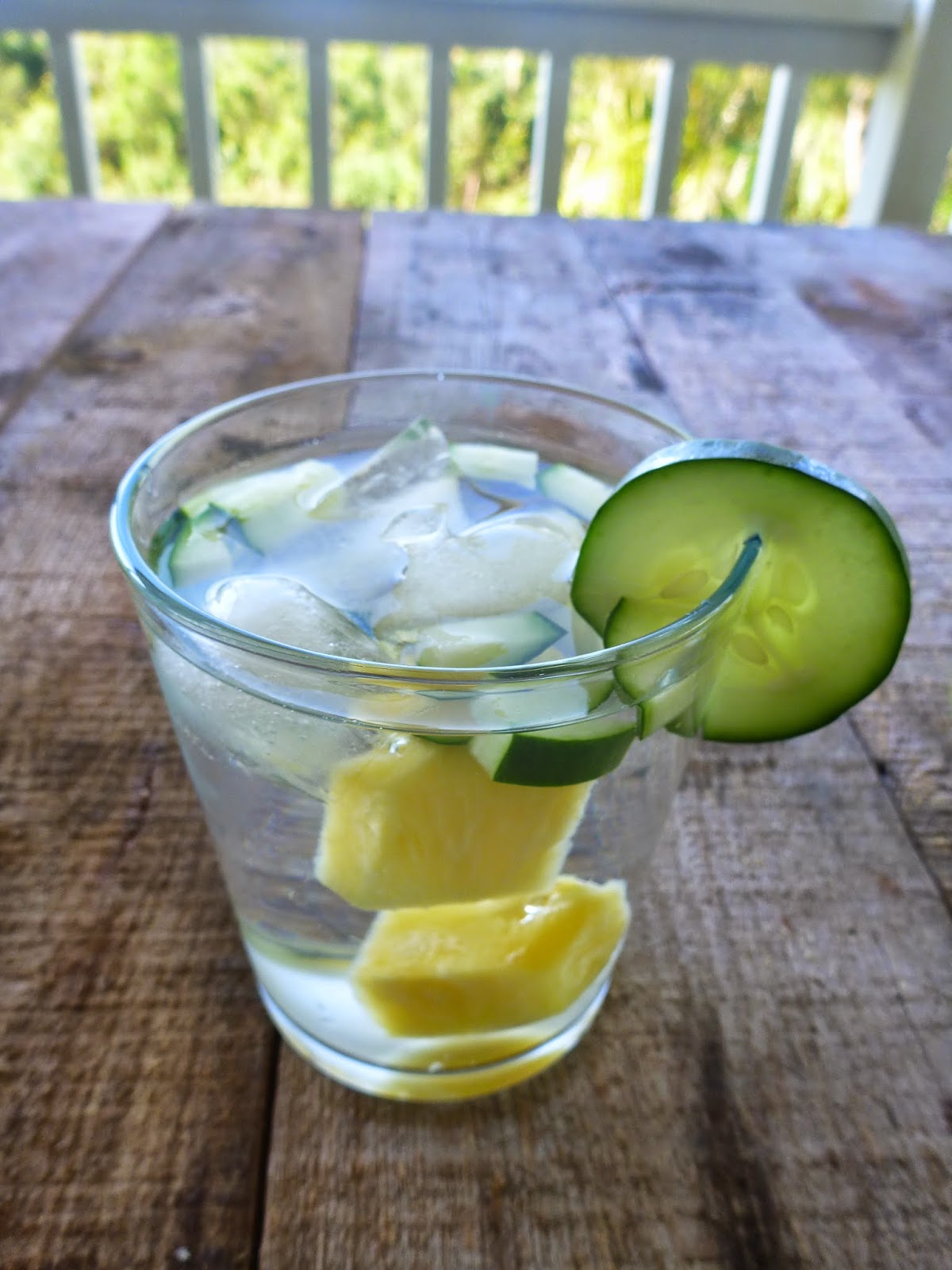 Pineapple Cucumber Agua Fresca