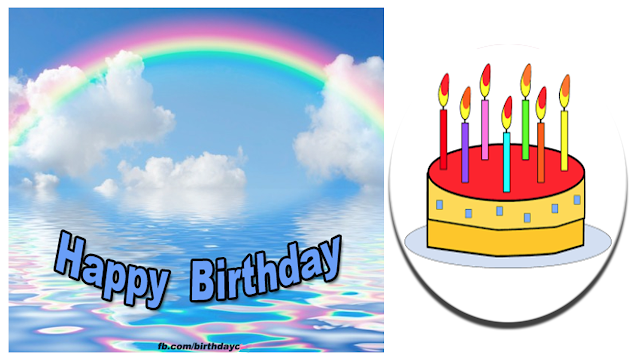 Happy Birthday Rainbow Card