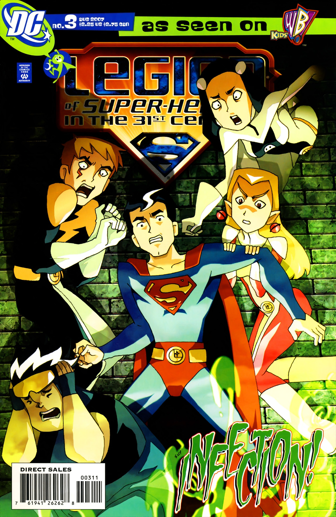 Read online The Legion of Super-Heroes in the 31st Century comic -  Issue #3 - 1