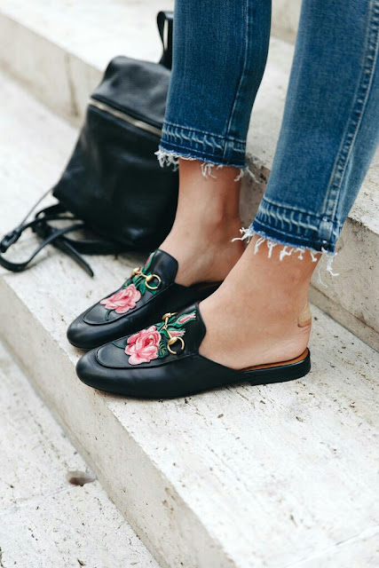 floral mules
