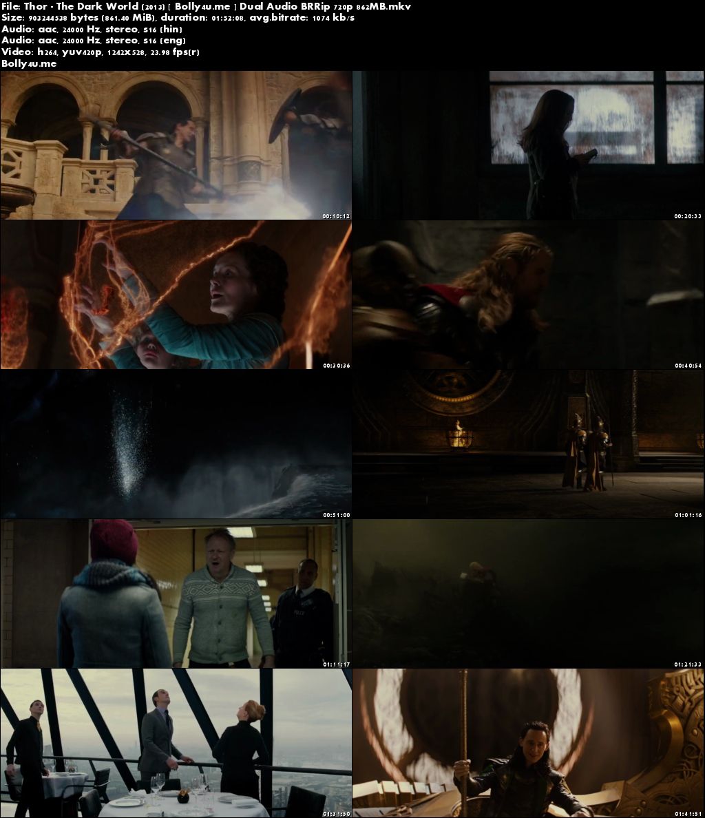 Thor The Dark World (2013) BRRip 350MB Hindi Dual Audio 480p Thor The Dark World (2013) BRRip 350MB Hindi Dual Audio 480p