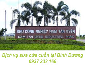 sửa cửa cuốn tại tân uyên - KCN Nam tân uyên