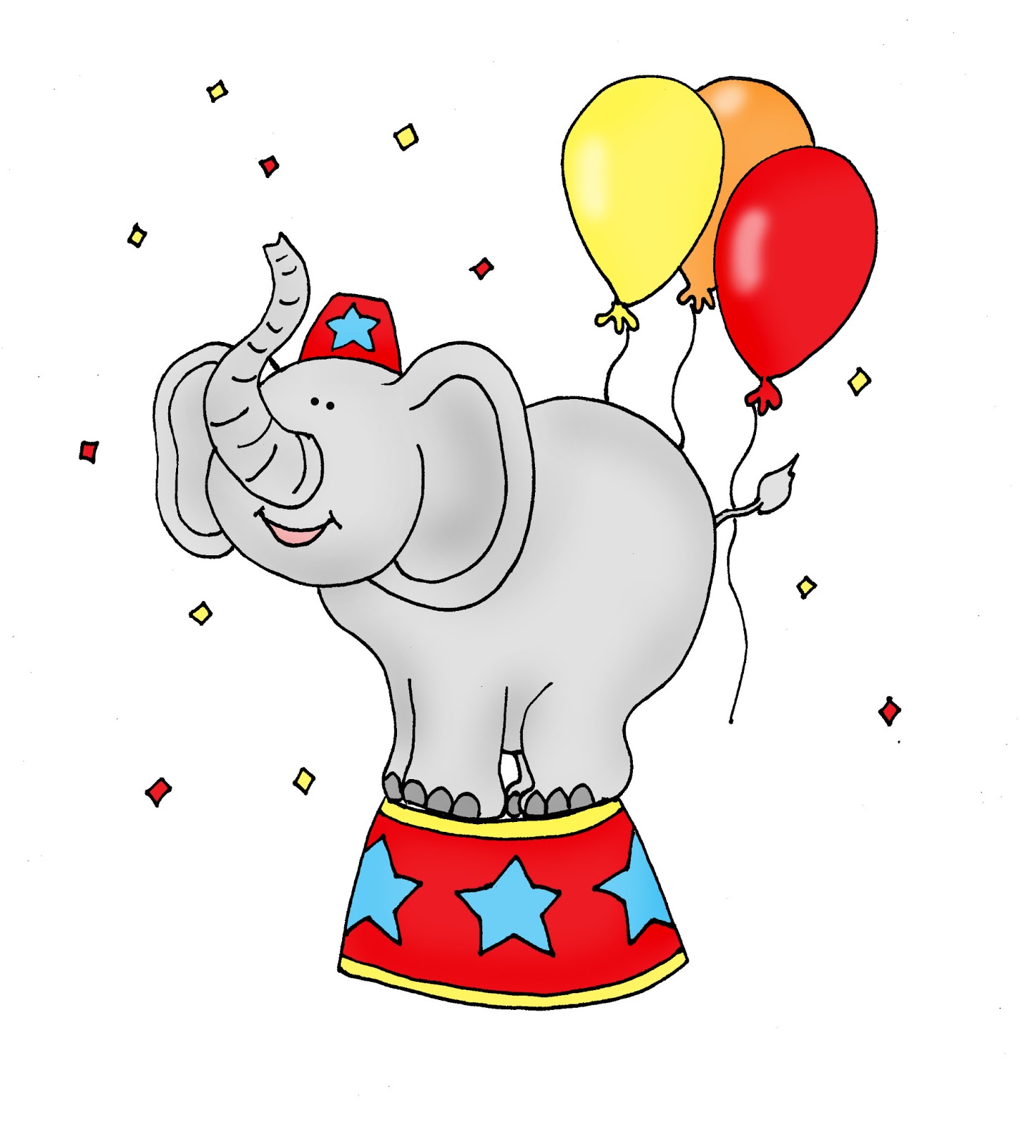 free circus elephant clipart - photo #16