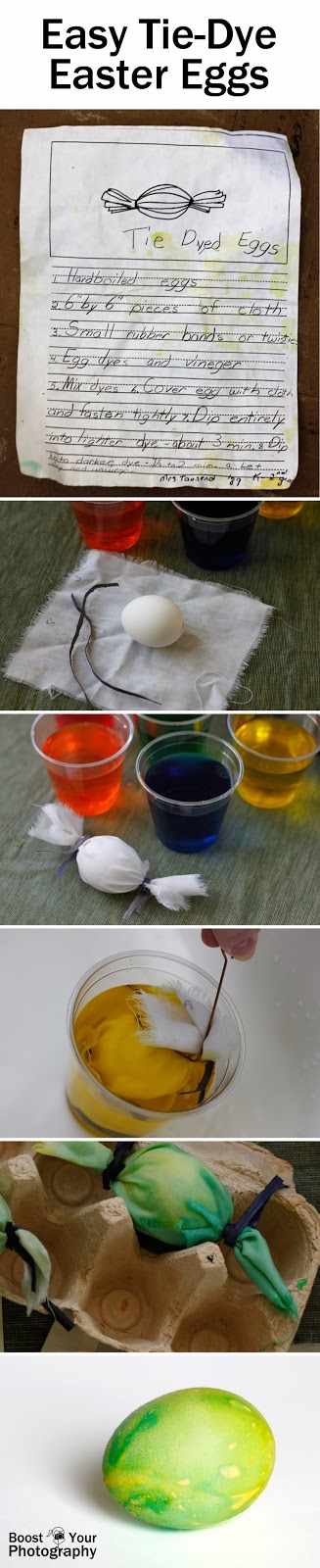 Easy Tie-Dye Easter Eggs | Boost Your Photography