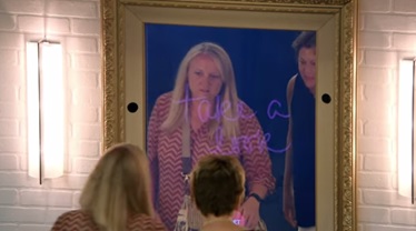 These Ladies Stood In Front Of An Interactive Mirror Without Knowing ...