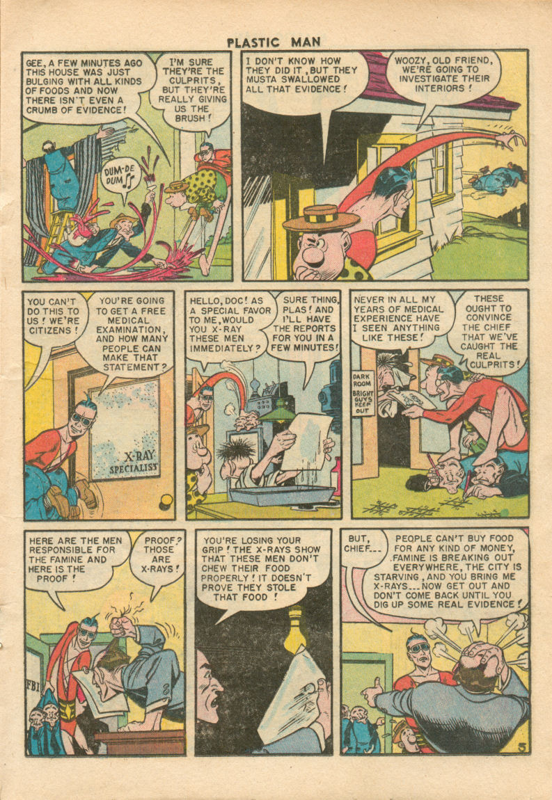 Read online Plastic Man (1943) comic -  Issue #63 - 17