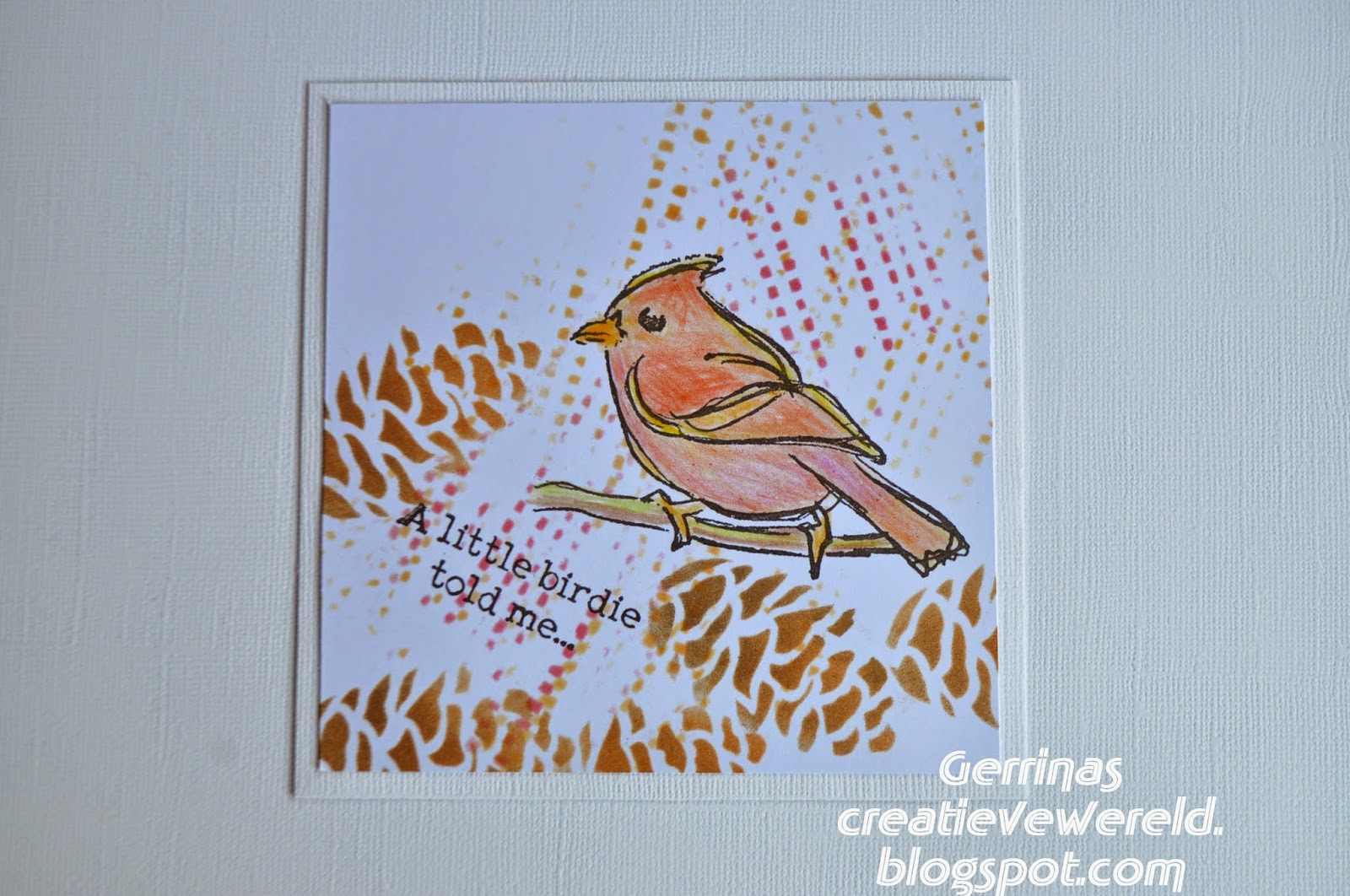 Gerrina's Creatieve Wereld Art Specially Event en Vogels 3 / Art