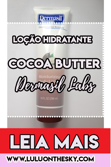 Loção hidratante Dermasil Labs Cocoa Butter