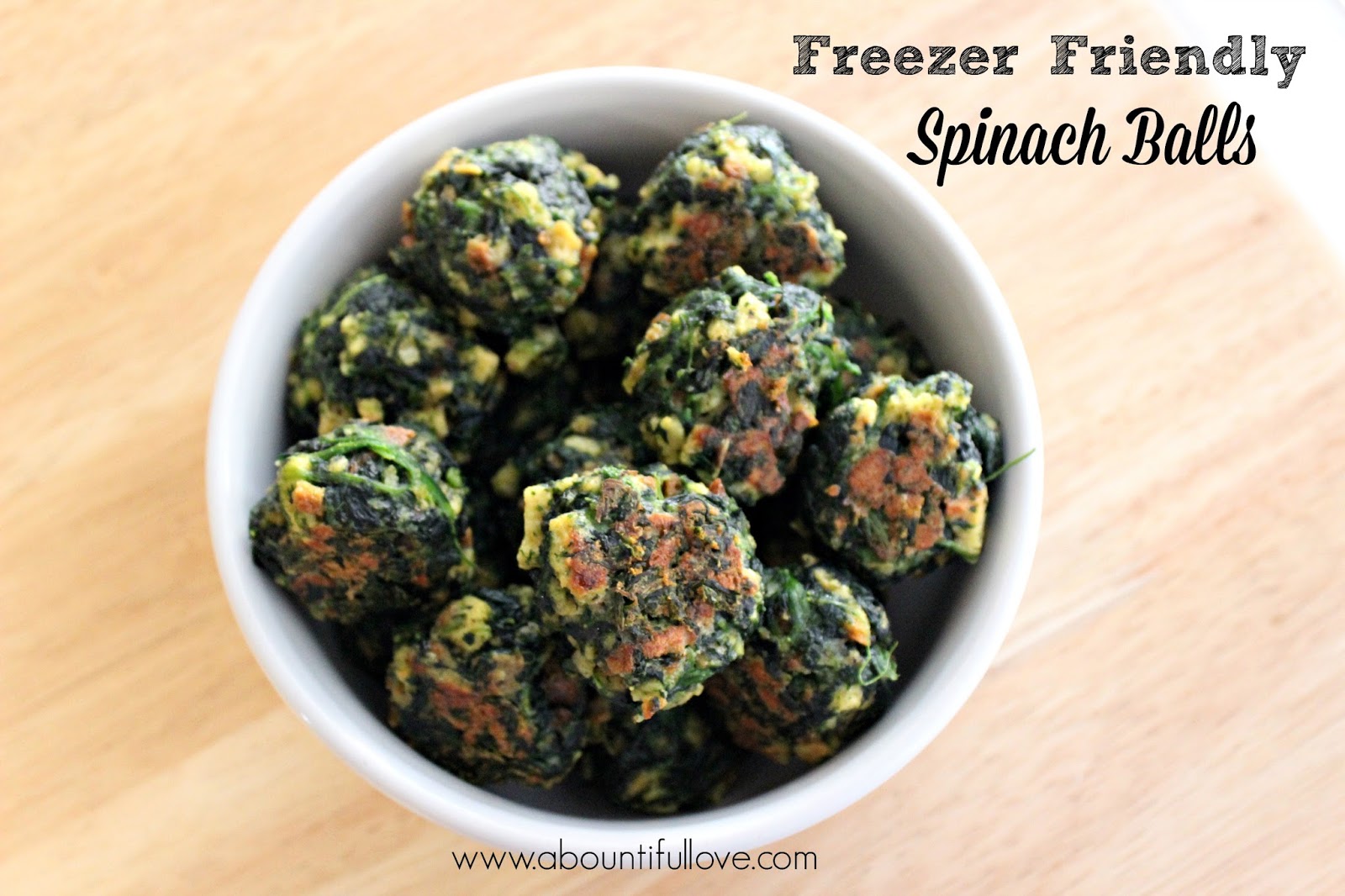 Delicious Spinach Balls A Bountiful Love