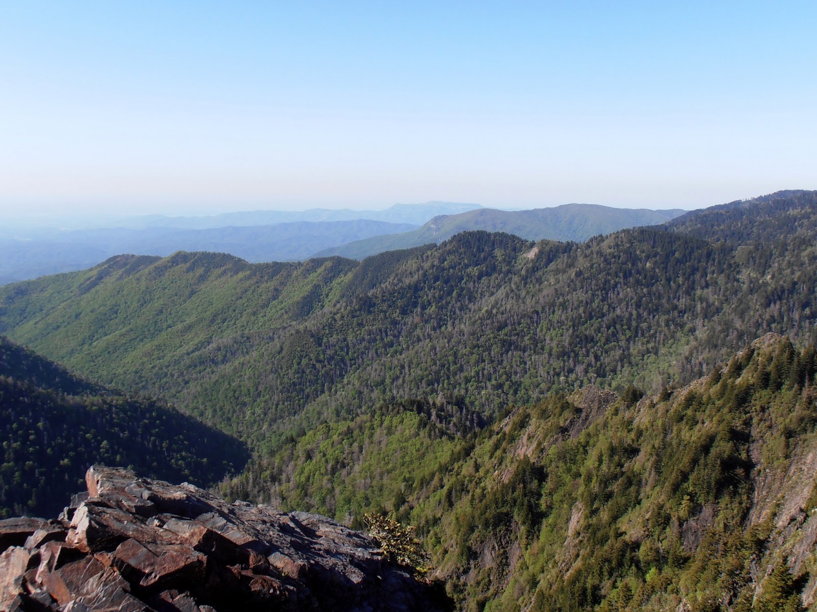 American Travel Journal Charlies Bunion Great Smoky Mountains