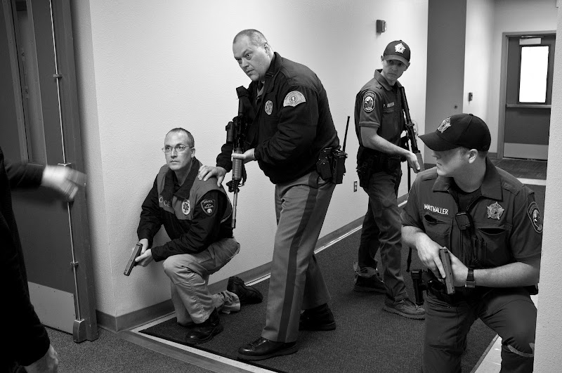 Picture Window photo blog Active shooter drill, Naselle High School