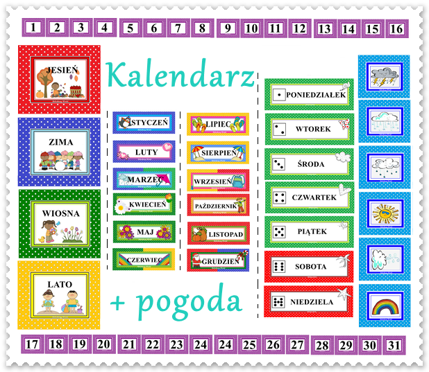 Boberkowy World Starter Nauczyciela Przedszkola Kalendarz