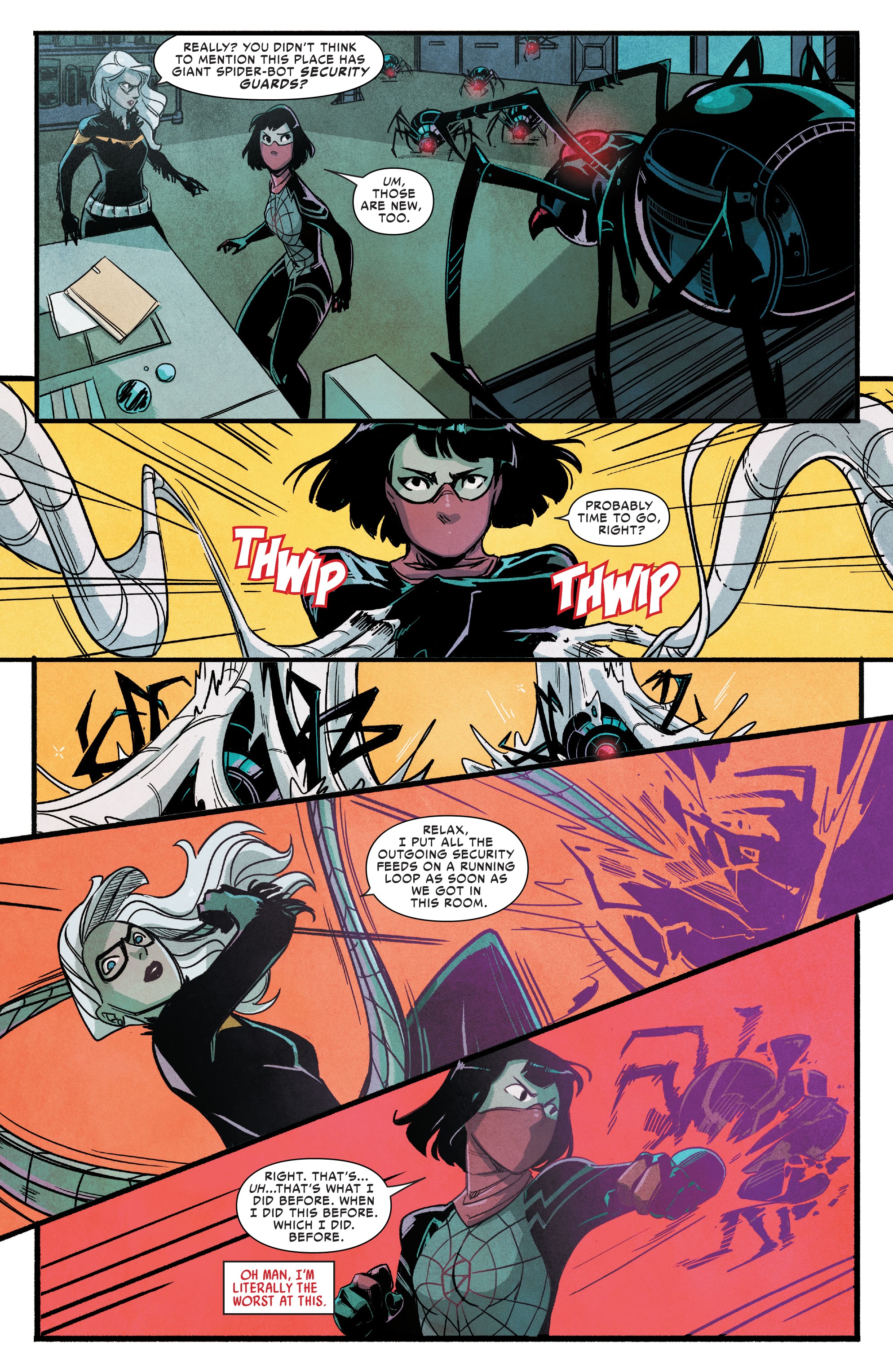 Read online Silk: Out of the Spider-Verse comic -  Issue # TPB 3 (Part 1) - 10