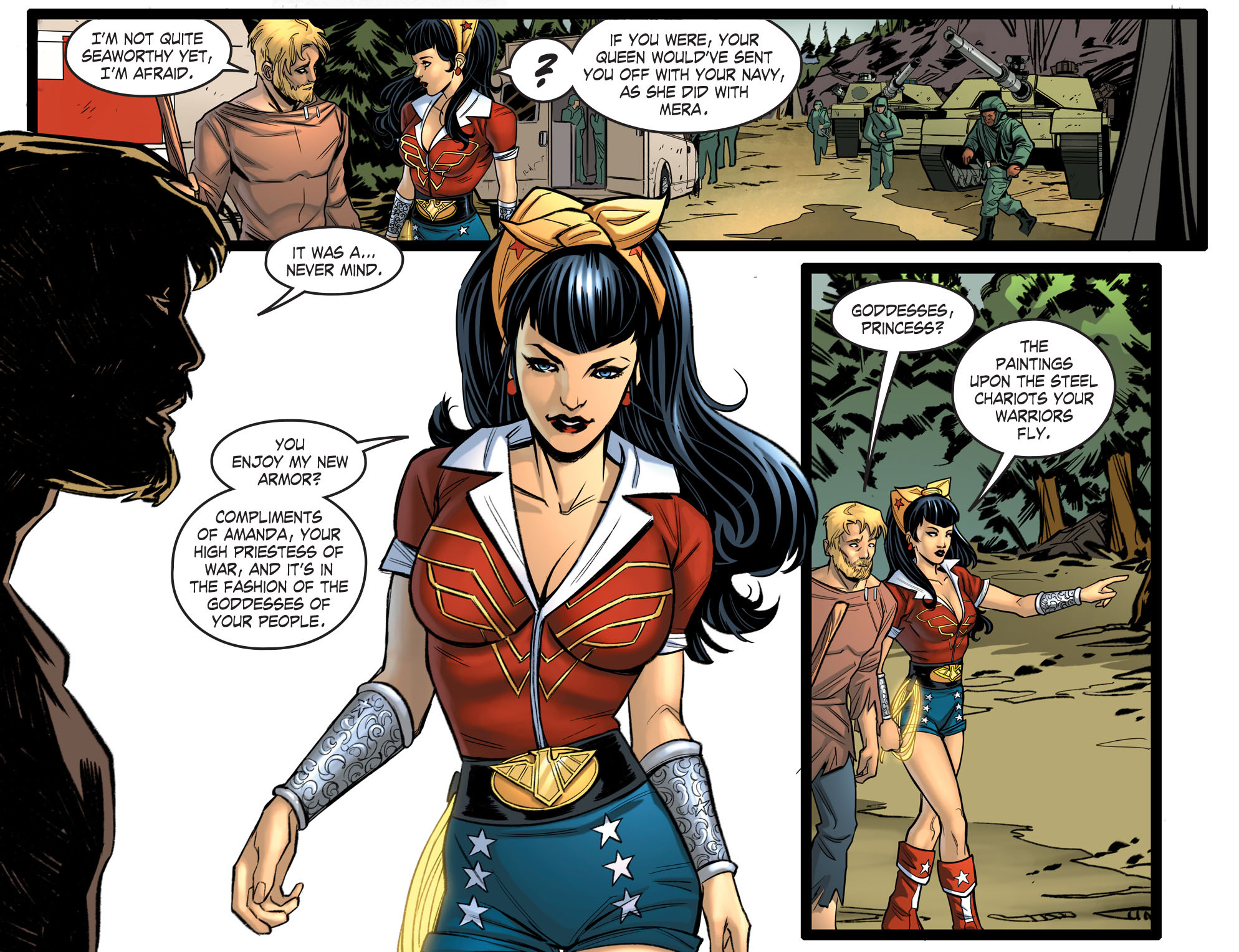 Read online DC Comics: Bombshells comic -  Issue #12 - 7