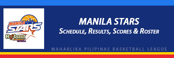 MPBL: Manila Stars Schedule, Results, Scores, Roster - PhilSports.ph
