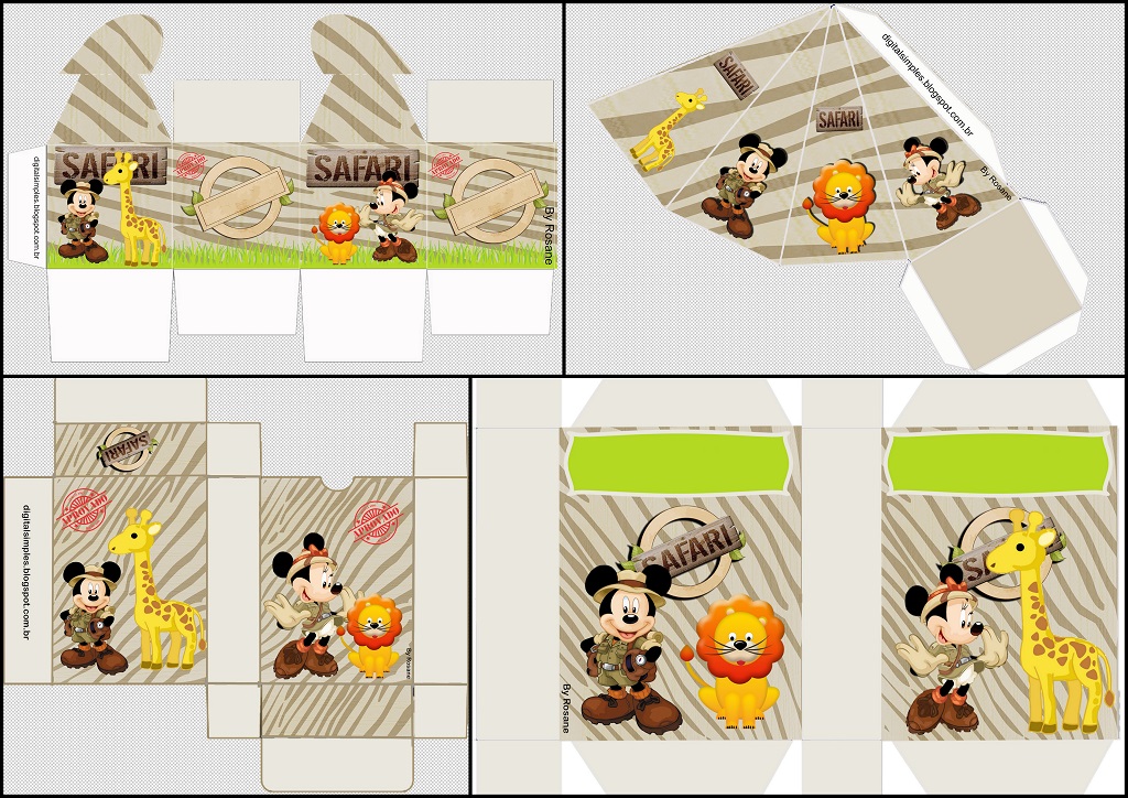 Sencillas bolsas para sorpresas de Mickey y Minnie. Fiestas infantiles. -  Ideas y material gratis para fiestas y celebraciones Oh My Fiesta!